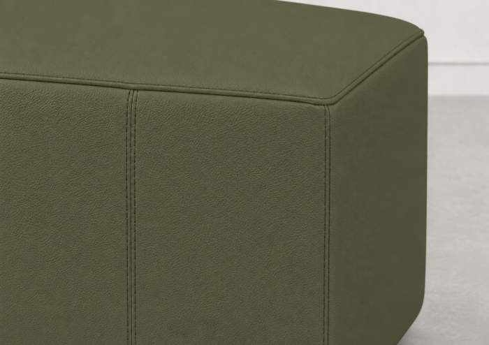 Taburet KUADRO 50 x 50 cm piele naturală italiană [5]