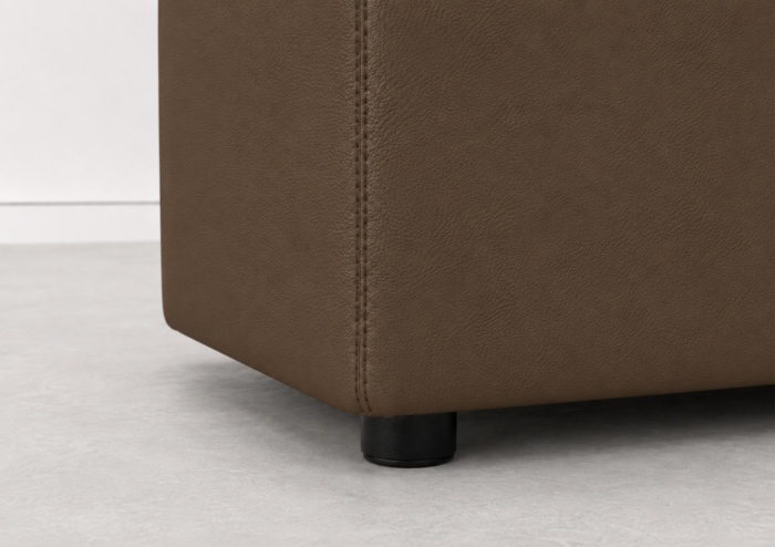 Taburet KUADRO 50 x 50 cm piele naturală italiană [6]