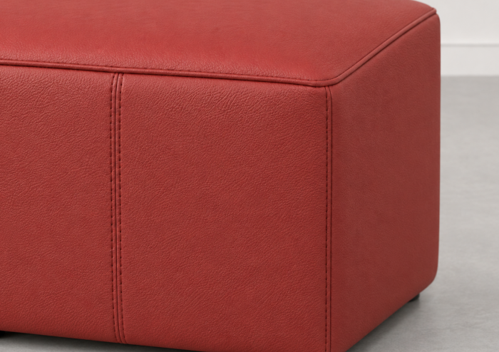 Taburet KUADRO 50 x 50 cm piele naturală italiană [5]