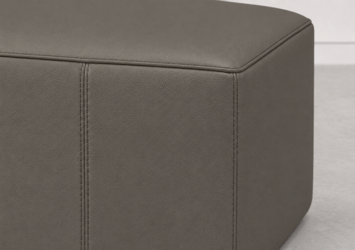 Taburet KUADRO 50 x 50 cm piele naturală italiană [5]