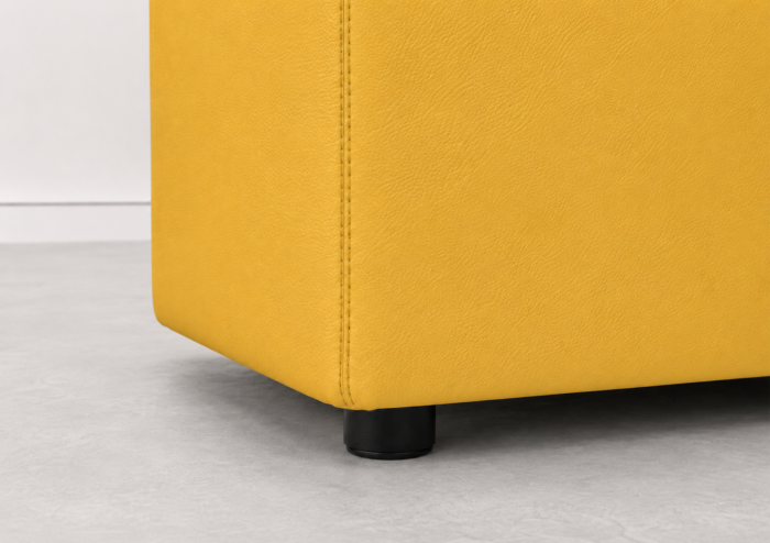 Taburet KUADRO 50 x 50 cm piele naturală italiană [6]