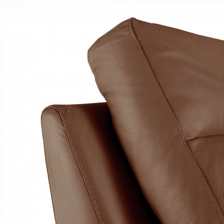 Canapea CASANOVA, 3 locuri cu 2 reclinere electrice, Piele naturala Italiana, 220x94 cm [4]