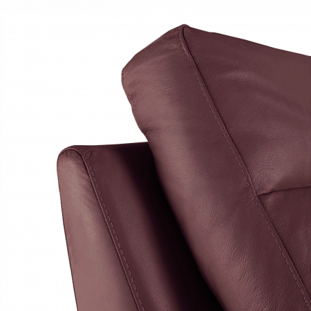 Canapea CASANOVA, 3 locuri cu 2 reclinere electrice, Piele naturala Italiana, 220x94 cm [4]