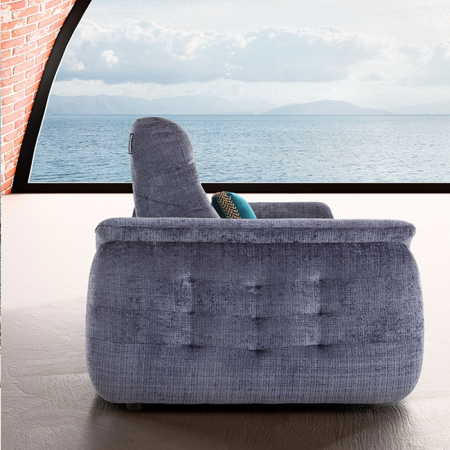 Canapea FELIX, 3 locuri cu spatare mobile, stofa, 223x106/117 cm [3]