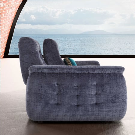 Canapea FELIX, 3 locuri cu spatare mobile, stofa, 223x106/117 cm [4]