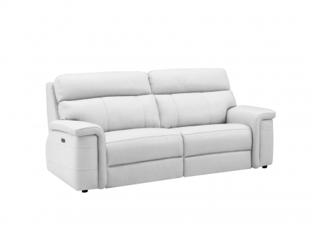 NABUCCO kanapé, 3 személyes, kétmotoros elektromos döntőkkel, elektromosan állítható fejtámlákkal, USB porttal, olasz valódi bőr, 216x103cm [1]