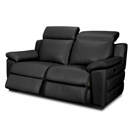 Canapea VENTADOR, 2-locuri, 2-reclinere electrice, Piele naturala Italiana, 176x100 cm [0]