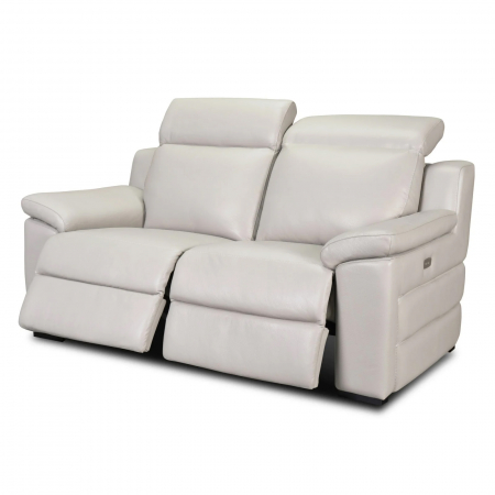 Canapea VENTADOR, 2-locuri, 2-reclinere electrice, Piele naturala Italiana, 176x100 cm [0]
