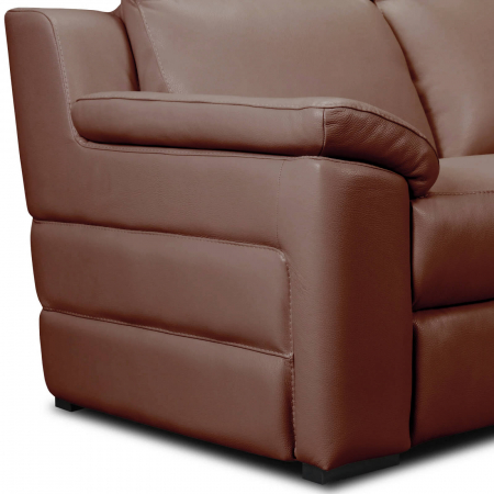 Canapea VENTADOR, 2-locuri, 2-reclinere electrice, Piele naturala Italiana, 176x100 cm [2]