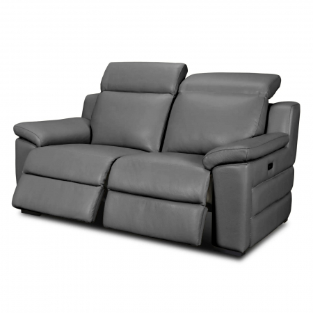 Canapea VENTADOR, 2-locuri, 2-reclinere electrice, Piele naturala Italiana, 176x100 cm [0]