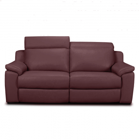 Canapea VENTADOR, 2-locuri, 2-reclinere electrice, Piele naturala Italiana, 176x100 cm [6]