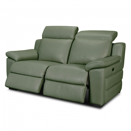 Relax kanapék - Canapea VENTADOR, 3-locuri, 2-reclinere electrice, Piele naturala Italiana, 196x100 cm