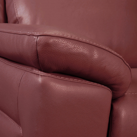 Canapea VENTADOR, 3-locuri, 2-reclinere electrice, Piele naturala Italiana, 196x100 cm [3]