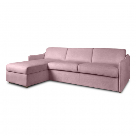 Szövetkanapék - Coltar ARIANNA extensibil, element tip pat matrimonial si element sezlong interschimbabil cu lada de depozitare, Stofa, 259x201 cm