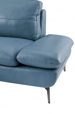 Coltar AUSTIN, 3 locuri cu brate inovative si 2 tetiere mobile, lung pe dreapta, Piele naturala Italiana, 292x210 cm [2]
