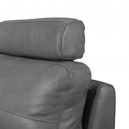 Coltar AUSTIN, 3 locuri cu brate inovative si 2 tetiere mobile, lung pe dreapta, Piele naturala Italiana, 292x210 cm [3]