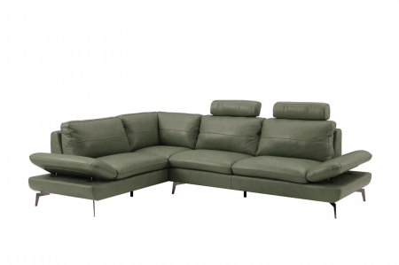 Coltar AUSTIN, 3 locuri cu brate inovative si 2 tetiere mobile, lung pe dreapta, Piele naturala Italiana, 292x210 cm [0]