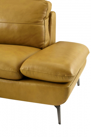 Coltar AUSTIN, 3 locuri cu brate inovative si 2 tetiere mobile, lung pe dreapta, Piele naturala Italiana, 292x210 cm [2]