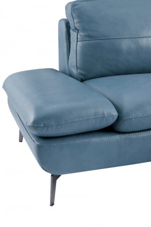 AUSTIN sarokkanapé, 3 személyes, innovatív karfákkal és 2 állítható fejtámlával, balos kivitel, olasz valódi bőr, 292x210 cm [2]