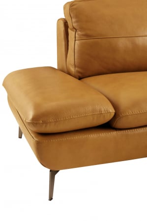 AUSTIN sarokkanapé, 3 személyes, innovatív karfákkal és 2 állítható fejtámlával, balos kivitel, olasz valódi bőr, 292x210 cm [2]