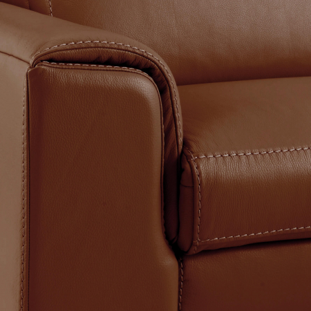 Coltar BALTIC, 3 locuri cu recliner electric dreapta si sezlong pe stanga, tetiere reglabile, port USB, Piele naturala Italiana, 291x221 cm [6]