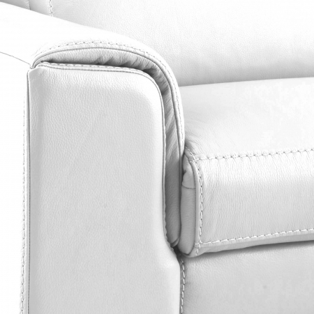 Coltar BALTIC, 3 locuri cu recliner electric dreapta si sezlong pe stanga, tetiere reglabile, port USB, Piele naturala Italiana, 291x221 cm [6]
