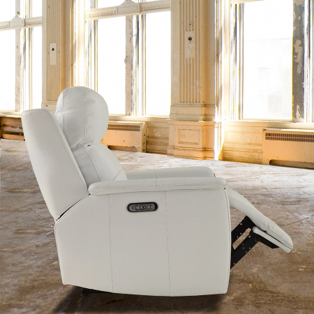Fotoliu ACCORDO, cu recliner electric bi-motorizat, piele [1]