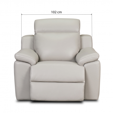 Fotoliu VENTADOR, cu recliner electric, Piele naturala, 102x100 cm [3]