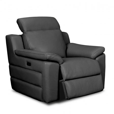 Fotoliu VENTADOR, cu recliner electric, Piele naturala, 102x100 cm [0]