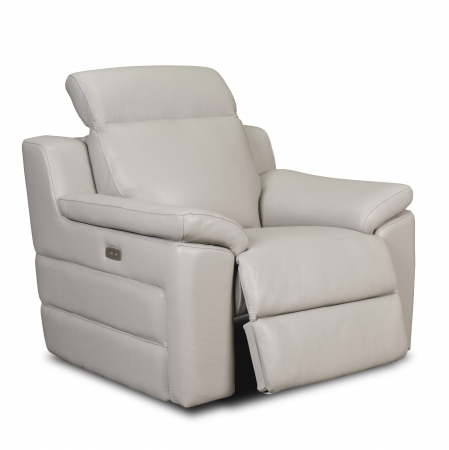 Kanapék - Fotoliu VENTADOR, cu recliner electric, Piele naturala, 102x100 cm