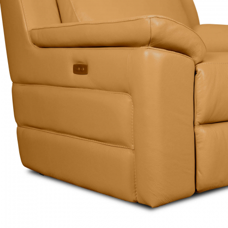 Fotoliu VENTADOR, cu recliner electric, Piele naturala, 102x100 cm [2]