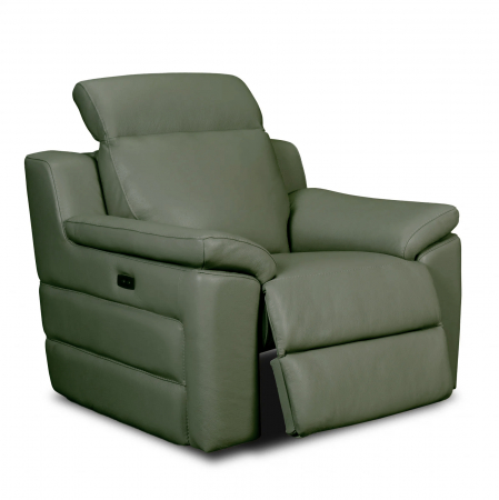 Fotoliu VENTADOR, cu recliner electric, Piele naturala, 102x100 cm [0]