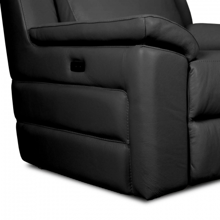 Fotoliu VENTADOR, cu recliner electric, Piele naturala, 102x100 cm [2]