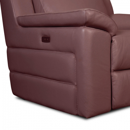 Fotoliu VENTADOR, cu recliner electric, Piele naturala, 102x100 cm [2]