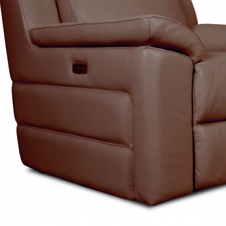 Fotoliu VENTADOR, cu recliner electric, Piele naturala, 102x100 cm [2]