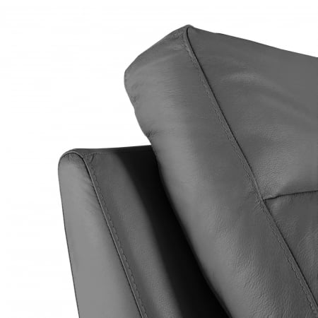 Set 2 canapele CASANOVA, canapea 3 locuri cu 2 reclinere electrice, 220x94 cm si canapea 2 locuri fara reclinere, 172x94 cm, Piele naturala Italiana [2]