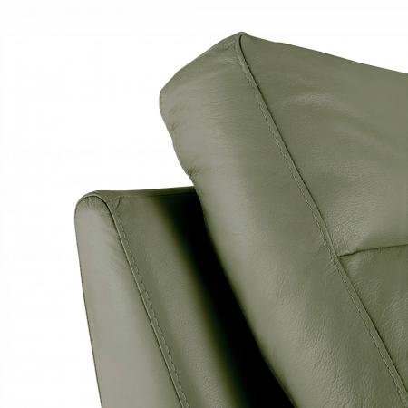 Set 2 canapele CASANOVA, canapea 3 locuri cu 2 reclinere electrice, 220x94 cm si canapea 2 locuri fara reclinere, 172x94 cm, Piele naturala Italiana [2]