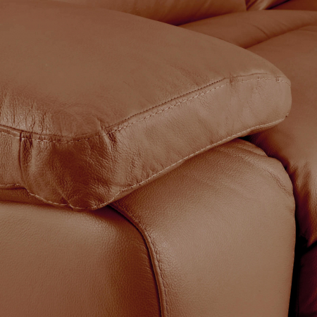 Set 2 canapele CASANOVA, canapea 3 locuri cu 2 reclinere electrice, 220x94 cm si canapea 2 locuri fara reclinere, 172x94 cm, Piele naturala Italiana [3]