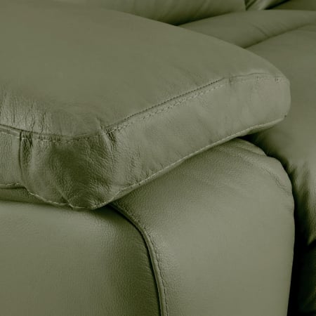 Set 2 canapele CASANOVA, canapea 3 locuri cu 2 reclinere electrice, 220x94 cm si canapea 2 locuri fara reclinere, 172x94 cm, Piele naturala Italiana [3]
