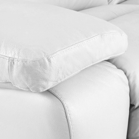 Set 2 canapele CASANOVA, canapea 3 locuri cu 2 reclinere electrice, 220x94 cm si canapea 2 locuri fara reclinere, 172x94 cm, Piele naturala Italiana [3]