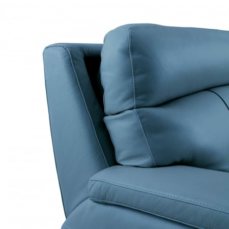 Set 2 canapele NABUCCO, canapea 3 locuri cu 2 reclinere electrice bi-motorizate, tetiere reglabile electric, port USB, 216x103 cm si canapea 2 locuri fara reclinere, 172x103 cm, Piele naturala Italian [6]
