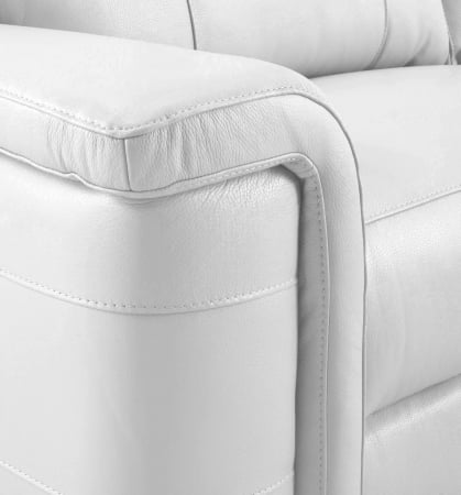 Set 2 canapele NABUCCO, canapea 3 locuri cu 2 reclinere electrice bi-motorizate, tetiere reglabile electric, port USB, 216x103 cm si canapea 2 locuri fara reclinere, 172x103 cm, Piele naturala Italian [2]