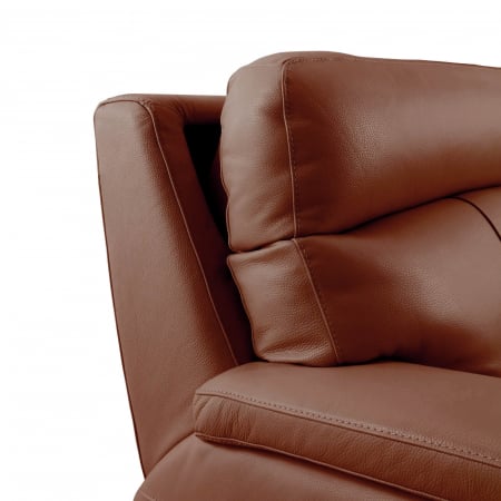 Set 2 canapele NABUCCO, canapea 3 locuri cu 2 reclinere electrice bi-motorizate, tetiere reglabile electric, port USB, 216x103 cm si canapea 2 locuri fara reclinere, 172x103 cm, Piele naturala Italian [6]