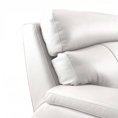 Set 2 canapele NABUCCO, canapea 3 locuri cu 2 reclinere electrice bi-motorizate, tetiere reglabile electric, port USB, 216x103 cm si canapea 2 locuri fara reclinere, 172x103 cm, Piele naturala Italian [5]