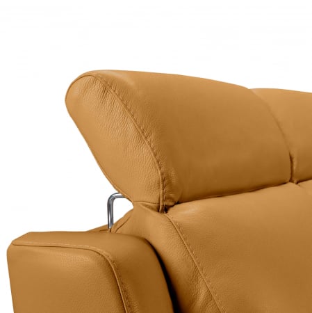 Set canapele VENTADOR, canapea 3 locuri cu 2 reclinere electrice, 196x10 cm, canapea 2 locuri fara reclinere, 176x100 cm si fotoliu cu recliner electric, Piele naturala Italiana [4]