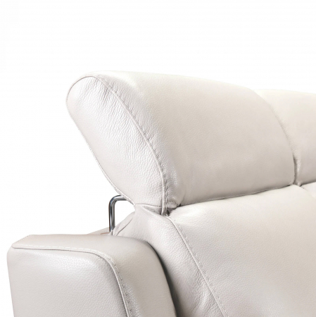 Set canapele VENTADOR, canapea 3 locuri cu 2 reclinere electrice, 196x10 cm, canapea 2 locuri fara reclinere, 176x100 cm si fotoliu cu recliner electric, Piele naturala Italiana [4]