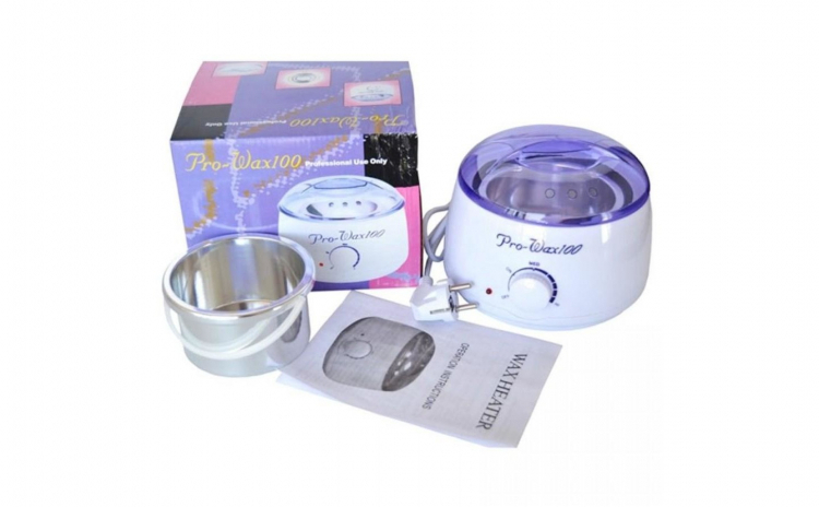 Aparat încălzire ceară 100W, vas 400 ml cu termostat ajustabil, utilizare profesională și acasă, capac rezistent la căldură, 220-240V [5]