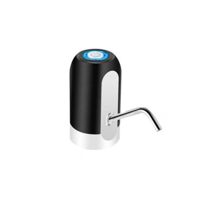 Dozator electric apă pentru bidon, cu încărcare USB, indicator LED, utilizare simplă prin apăsare, compatibil universal, portabil [2]