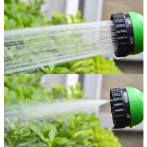 Furtun grădină 60 m, material polimer flexibil anti-îndoire, ușor și durabil, ideal pentru udare eficientă, verde [5]