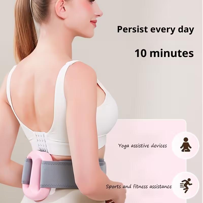 Inel Miofascial pentru Masaj Muscular - 3 Moduri, 5 Viteze, Percuție Intensă, Plastic Durabil, pentru Abdomen, Spate și Zona Lombară [5]